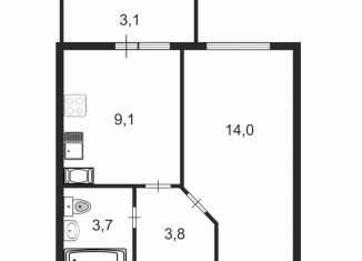 Продам 1-ком. квартиру, 31.5 м2, Ленинградская область, Тихая улица, 13к3