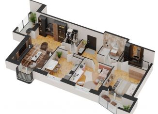 Продам 3-комнатную квартиру, 99.5 м2, Удмуртия, Новая Восьмая улица, 67