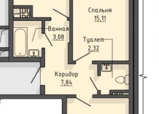 Продажа двухкомнатной квартиры, 57 м2, Старый Оскол, микрорайон Центральный, 4