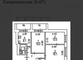 Продаю трехкомнатную квартиру, 60 м2, Москва, ЮВАО, Нижегородская улица, 80к3