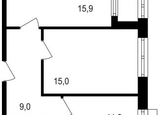 Продажа 2-комнатной квартиры, 57.5 м2, Москва, Михалковская улица, 48к1