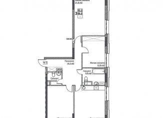 3-комнатная квартира на продажу, 96 м2, Нижегородская область