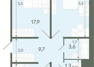 3-ком. квартира на продажу, 80 м2, Новосибирск, метро Площадь Маркса, Спортивная улица, 37