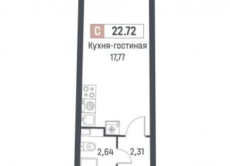 Квартира на продажу студия, 22.7 м2, Ленинградская область