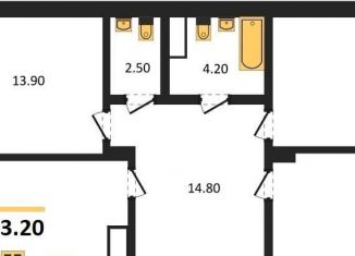 Продается 3-комнатная квартира, 83.2 м2, Воронеж, бульвар Содружества, 1