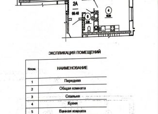 2-комнатная квартира на продажу, 69.5 м2, Астрахань, ЖК Лазурный, Аршанский переулок, 4