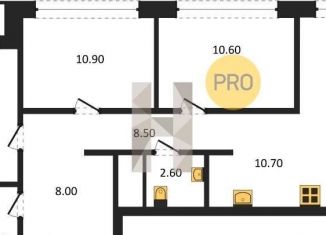 Продажа 3-ком. квартиры, 90.5 м2, Новосибирск