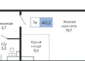 Продажа квартиры студии, 40.2 м2, Красноярск