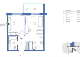 Продается 2-ком. квартира, 42.8 м2, Карелия