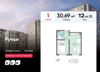 Продажа 1-комнатной квартиры, 30.7 м2, Санкт-Петербург, метро Академическая