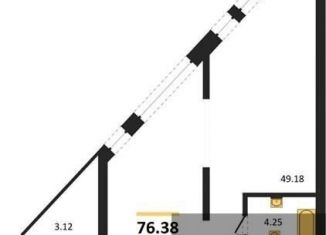 Продается 2-комнатная квартира, 76.4 м2, Воронежская область, набережная Чуева, 7