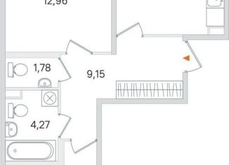 Продаю 2-ком. квартиру, 56.5 м2, Пушкин