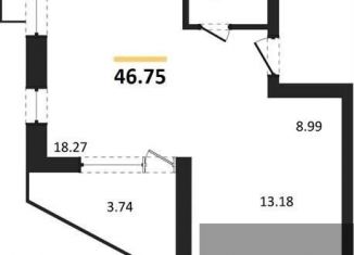 Продажа 2-комнатной квартиры, 46.8 м2, Воронеж, набережная Чуева, 7, Железнодорожный район