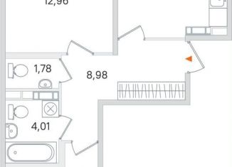 Продажа 2-комнатной квартиры, 56 м2, Пушкин