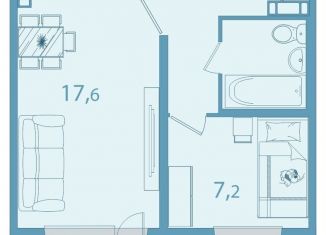 Продаю 2-ком. квартиру, 38.2 м2, Томская область, улица Славского, 26