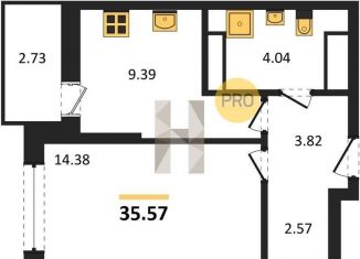 Продаю 1-ком. квартиру, 35.6 м2, Ростовская область