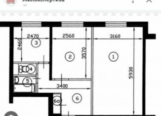 Продается 2-комнатная квартира, 43.5 м2, Москва, Чертановская улица, 58к2