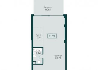 Продаю 3-ком. квартиру, 81.9 м2, поселок городского типа Массандра, улица Мухина, 17А