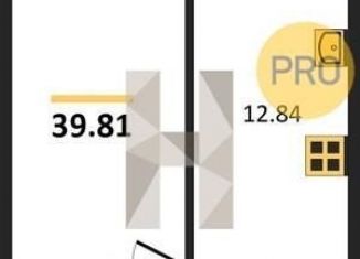 Продам однокомнатную квартиру, 39.8 м2, Ростов-на-Дону, улица 23-я Линия, 54с8, ЖК Город у Реки