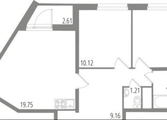 Продам двухкомнатную квартиру, 55.7 м2, Удмуртия, Пушкинская улица, 30А