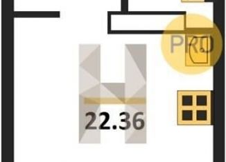 1-комнатная квартира на продажу, 22.4 м2, Ростов-на-Дону