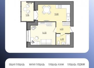 Продается 1-комнатная квартира, 38.8 м2, Ярославль, Дзержинский район, посёлок Парижская Коммуна, 12