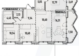 Продажа 4-ком. квартиры, 101.1 м2, Иркутск, Октябрьский округ, Донская улица, 5Г