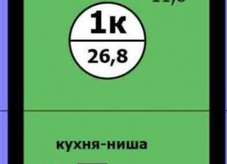 Продается квартира студия, 26.8 м2, Красноярский край, Вишнёвая улица