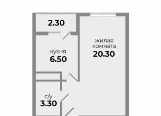 Продажа однокомнатной квартиры, 30.5 м2, Михайловск, Прекрасная улица, 17