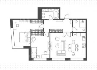 Продажа 3-комнатной квартиры, 95 м2, Москва, ЖК Событие, улица Янковского, 1к2