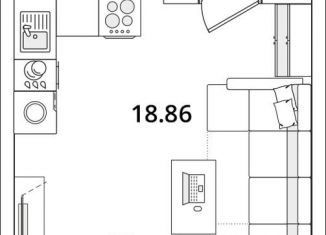 Продаю квартиру студию, 28.3 м2, Санкт-Петербург, муниципальный округ Финляндский