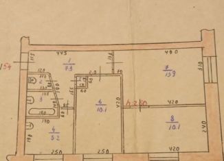 Продажа трехкомнатной квартиры, 56 м2, поселок городского типа Краснобродский, Западная улица