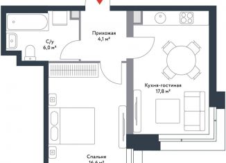 Продается двухкомнатная квартира, 44 м2, Москва, район Нагатинский Затон