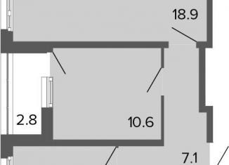 Продам 2-ком. квартиру, 52.8 м2, Санкт-Петербург, Плесецкая улица, ЖК Ультра Сити