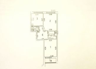 2-ком. квартира на продажу, 55 м2, Москва, улица Красных Зорь, 23