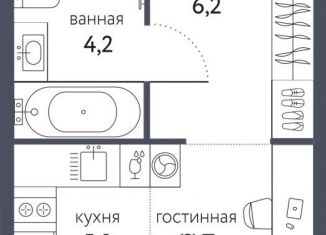 Продам квартиру студию, 24.9 м2, Москва, Тагильская улица, 4В, ЖК Сиреневый парк