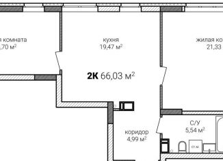 Продаю 2-ком. квартиру, 66 м2, Нижний Новгород, метро Горьковская