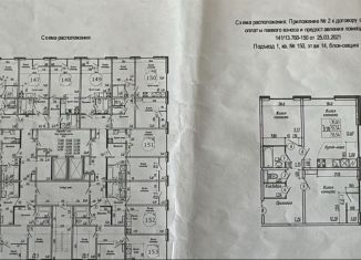 2-комнатная квартира на продажу, 55 м2, Новосибирская область, улица В. Высоцкого, 141/13