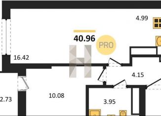 Продается однокомнатная квартира, 41 м2, Ростовская область