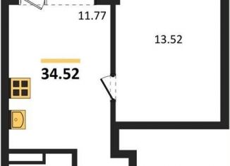 Продается 1-ком. квартира, 34.5 м2, Воронеж, Коминтерновский район