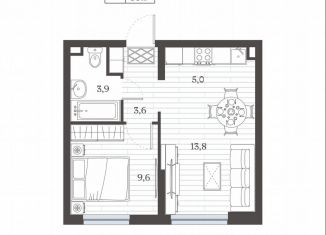 Продаю 2-комнатную квартиру, 35.8 м2, Дербент