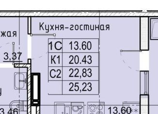 Квартира на продажу студия, 25.2 м2, Ставрополь