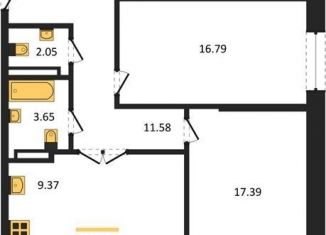 Продажа 2-ком. квартиры, 83.1 м2, Воронеж, Центральный район