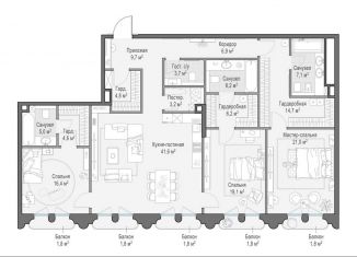 Продаю 3-комнатную квартиру, 172.9 м2, Москва, район Хамовники