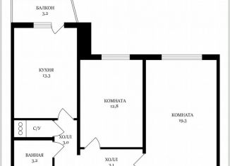 Продам двухкомнатную квартиру, 56.7 м2, Санкт-Петербург, Ленинский проспект, 115к2, муниципальный округ Дачное