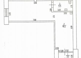 Продам помещение свободного назначения, 54.8 м2, Барнаул, улица Кулагина, 25