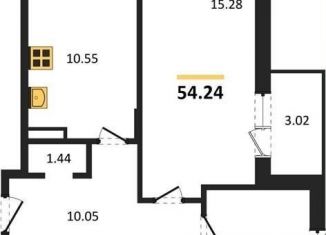 Продажа 2-ком. квартиры, 54.2 м2, Воронеж, Советский район