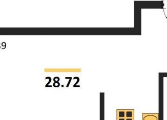 Квартира на продажу студия, 28.7 м2, Воронеж