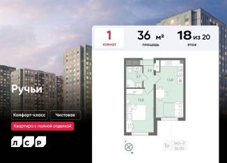 Продам 1-ком. квартиру, 36 м2, Санкт-Петербург, метро Академическая