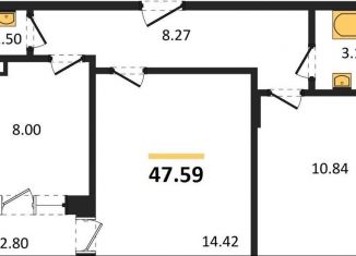 Продам двухкомнатную квартиру, 47.6 м2, Воронежская область